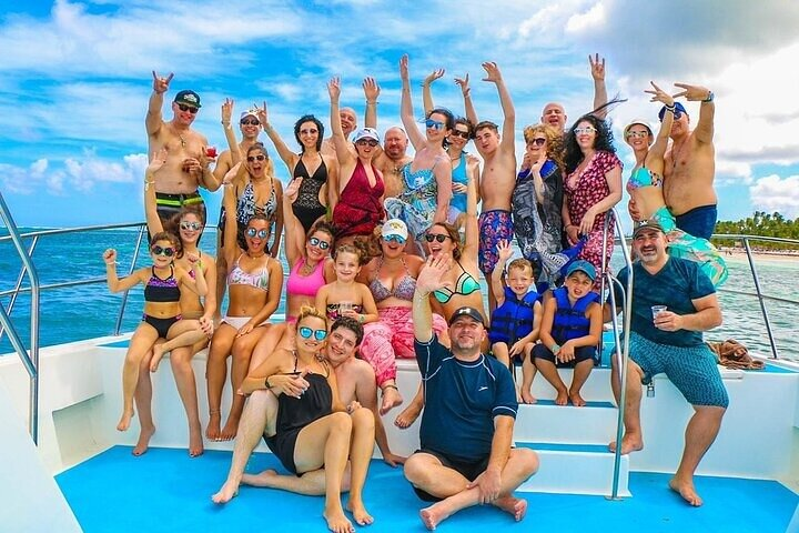 From Punta Cana: Party Boat + Snorkeling Live Music Drink Open B - Photo 1 of 18
